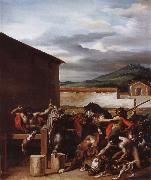 Theodore Gericault The Cattle market oil on canvas